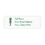 Alien Being Return Address Label