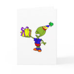 Alien Birthday Boy Greeting Cards