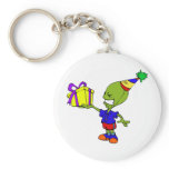 Alien Birthday Boy Keychains