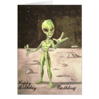 Alien Birthday Cards | Zazzle
