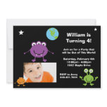 Alien Birthday Party Invitation