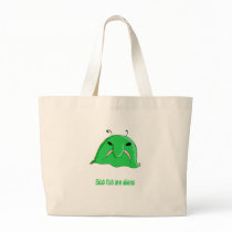 Alien blob canvas bags