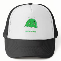 Alien blob mesh hats