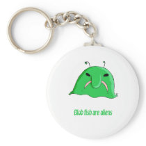 Alien blob key chain