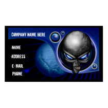 alien, aliens, ufo, space, head, outer, extraterrestrial, mufon, greys, grays, grey, gray, entity, fantasy, sci-fi, chupacabra, abduction, abducted, invade, invasion, paranormal, area, roswell, top, secret, classified, planet, earth, alien worlds, Business Card with custom graphic design