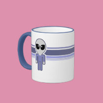 Alien Blue Stripe Mug mugs