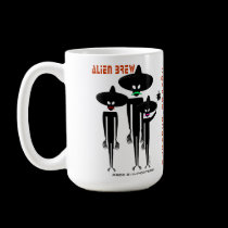 Alien Brew Coffee Co. mugs by ZsTees Alien Brew Coffee Co. mugs