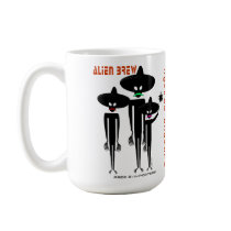 Alien Brew Coffee Co. mugs by ZsTees Alien Brew Coffee Co. mugs
