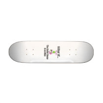 alien bunny skateboard