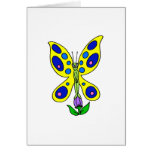 Alien Butterfly Greeting Card