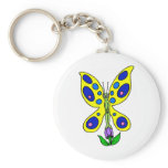 Alien Butterfly Key Chain