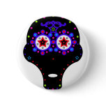 alien candy skull pins