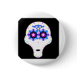 alien candy skull pins