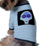alien candy skull dog clothing