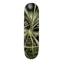 alien, ufo, space, extraterestrial, abduction, paranormal, Skateboard with custom graphic design