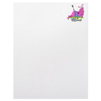 Alien Car Model Letterhead Design by alien_nation