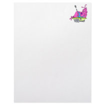 Alien Car Model Letterhead Design