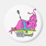Alien Car Model Magnet