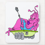 Alien Car Model Mousepad