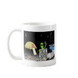 Alien Cartoon - Eviction Cartoon Mugs