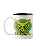 Alien Cat Big Dot Mugs