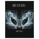 Alien Cat. Mystical Fantasy Art Fractal. flyers