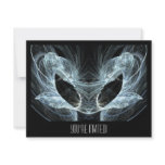 Alien Cat. Mystical Fantasy Art Fractal. Personalized Invitation
