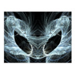 Alien Cat. Mystical Fantasy Art Fractal. Post Card