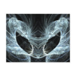 Alien Cat. Mystical Fantasy Art Fractal. Post Card