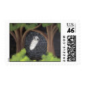 Alien Caught in a Spiders Web postage
