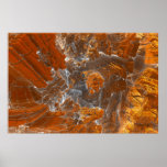 Alien Cavern Fractal Poster