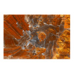 Alien Cavern Fractal Poster posters