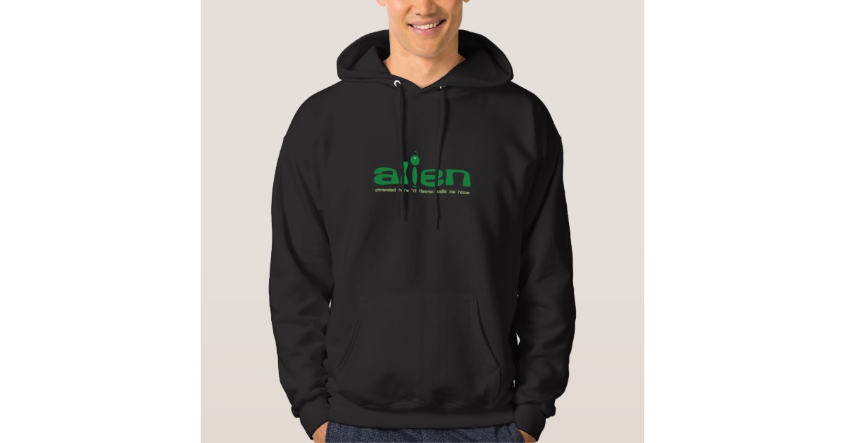 black alien hoodie