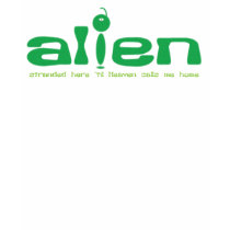 Alien Christian hoodie (white) t-shirts