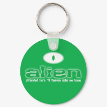 Alien Christian keychain/keyring by UpstreamDesigns Alien Christian keychain/keyring