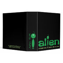 Alien Christian school/work binder by UpstreamDesigns Alien Christian school/work binder
