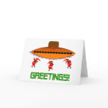 Alien Christmas Card