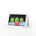 Alien Christmas Greetings cards