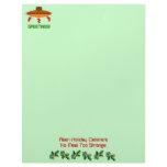Alien Christmas Personalized Letterhead