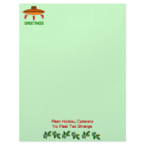 Alien Christmas Personalized Letterhead