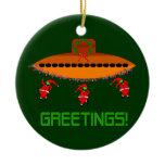 Alien Christmas Christmas Ornament