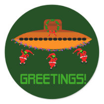 Alien Christmas stickers by orsobear Alien Christmas stickers