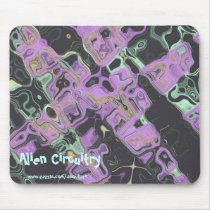 ALIEN CIRCUITRY MOUSE PAD