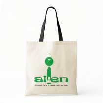 Alien cloth tote bag