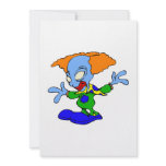 Alien Clown Personalized Announcements