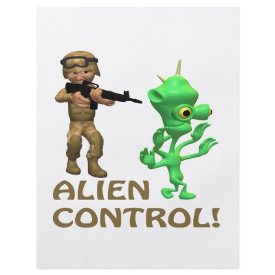 Alien Control Flyers by Violentville