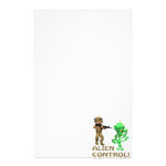 Alien Control Stationery Paper Alien Control Stationery Paper