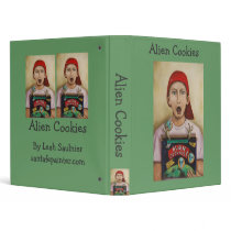 Alien Cookies 3 Ring Binder