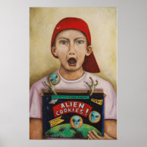 Alien Cookies Print
