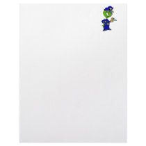 Alien Cop Writing a Ticket Customized Letterhead